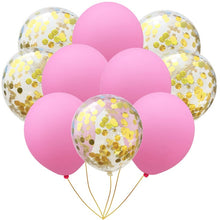 Load image into Gallery viewer, 10pcs/pack Inflatable Ball Toy 10 inch Birthday Wedding Pink Rose Gold Balloon Toy Inflatable Cartoon Hat Children Party Toy Hat